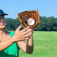 thumbnail image 6 of 9.5in Outdoor Baseball Glove for Adults and Youth Infielder Pitcher Mitt, 6 of 10