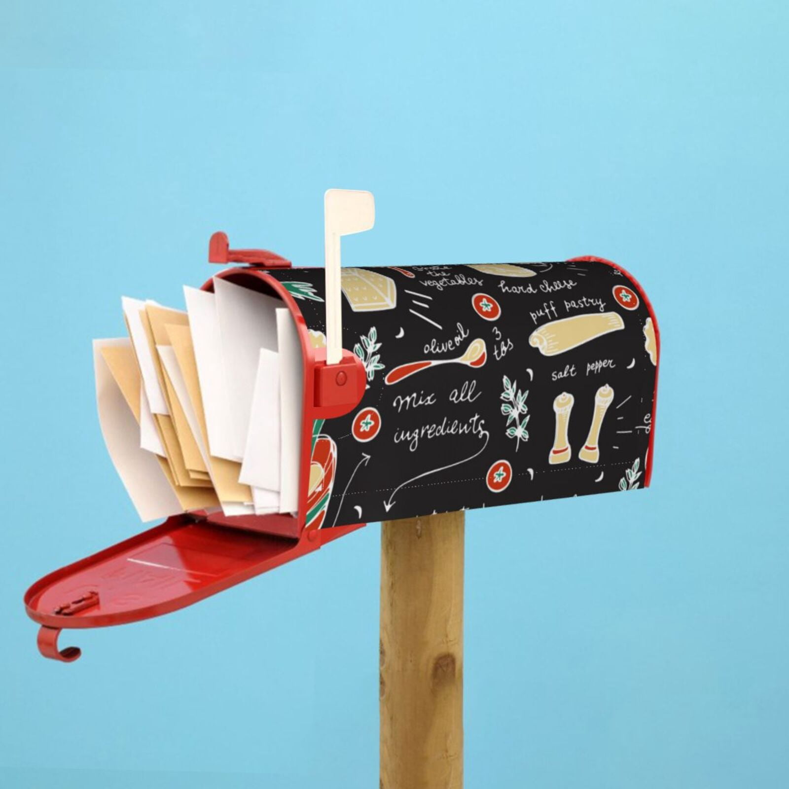 Kdxio Magnetic Mailbox Cover 21x18 in Mailbox Cover Outdoor Decoration Holiday Mailbox Covers for Home Garden Yard-21x18 in