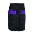 thumbnail image 1 of Chaleco para mascotas Greeniant cálido impermeable para perros ropa de esquí al aire libre Violeta L, 1 of 6