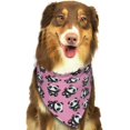 thumbnail image 6 of Naloa Funny Panda Draws A Heart Dog Bandanas 1PC Washable Triangle Dog Scarfs Premium Durable Fabric, for Small Medium Large Dogs and Cats, 6 of 6