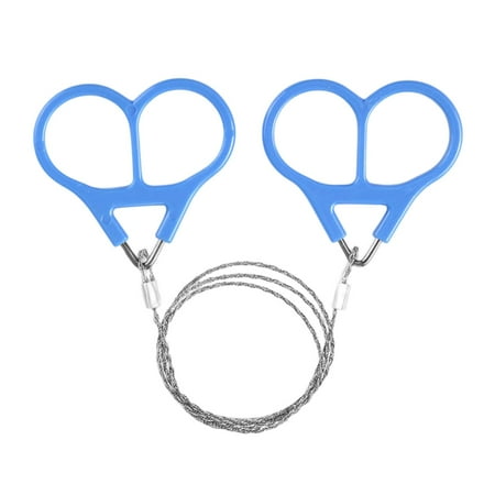 

UDIYO Wire Chain Saw High Strength Sharp Serrations Stainless Steel Saw Wire EDC Emergency Survival Gear Outdoor Activity