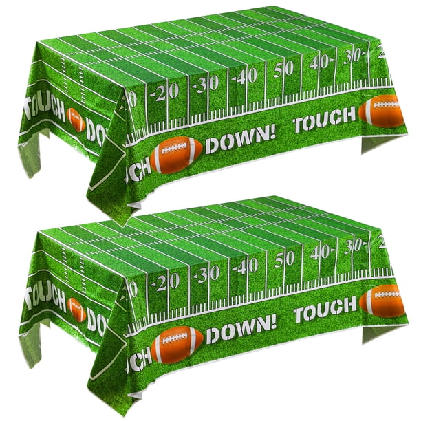 Mantel Joyin Football, 2 unidades, para fiestas de fútbol, 137 x 183 cm