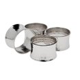 thumbnail image 1 of Godinger 55102 Hammered Concave Napkin Rings - Set Of 4, 1 of 1