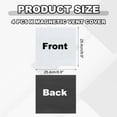 thumbnail image 2 of Uxcell Magnetic Vent Covers, Floor Wall Air Registers Cover Magnet Vent Blocker for Home RV HVAC Fireplace Furnace White 9.9 " x 9.9 ", 2 of 7