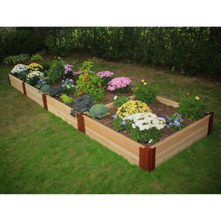 2 Series 4 x 16 x 12 Cedar Raised Garden Bed Kit 2 Series 4 x 16 x 12 Cedar Raised Garden Bed Kit