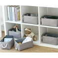 thumbnail image 2 of Storage Bins for Shelves - 11.8x7.9x5.2 inch Grey Small Storage Baskets for Organizing, Fabric Storage Cubes Closet Organizer for Home Nursery Gift Decorative (Gray), 2 of 9