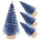 thumbnail image 1 of Mini árbol de Navidad Artificial, decoración de árbol de Navidad con Base de madera, decoración de mesa navideña, 4 Uds., 1 of 6