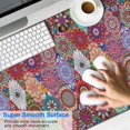 thumbnail image 2 of Long Mouse Pads for Desk,Multicolor Ethnic Diamond Pattern Desk Mats on Top Of Desks, Desk Mouse Pad Extra Large with 3mm Non-Slip Base and Stitched Edge for Gaming,Office,Work,Home 47.3"x23.6", 2 of 6
