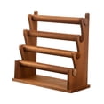 thumbnail image 4 of Organizador de pulseras y coleteros de madera, estable e independiente. 4 niveles, 4 of 9