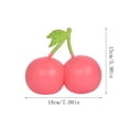 thumbnail image 2 of Twin Cherry Stress Ball Sweet Cute Fruit Stress Relief Toys for Adult, Durable PU Sensory Fidget Toys for Anxiety and Relaxation, Easter Basket Stuffer, 2 of 7