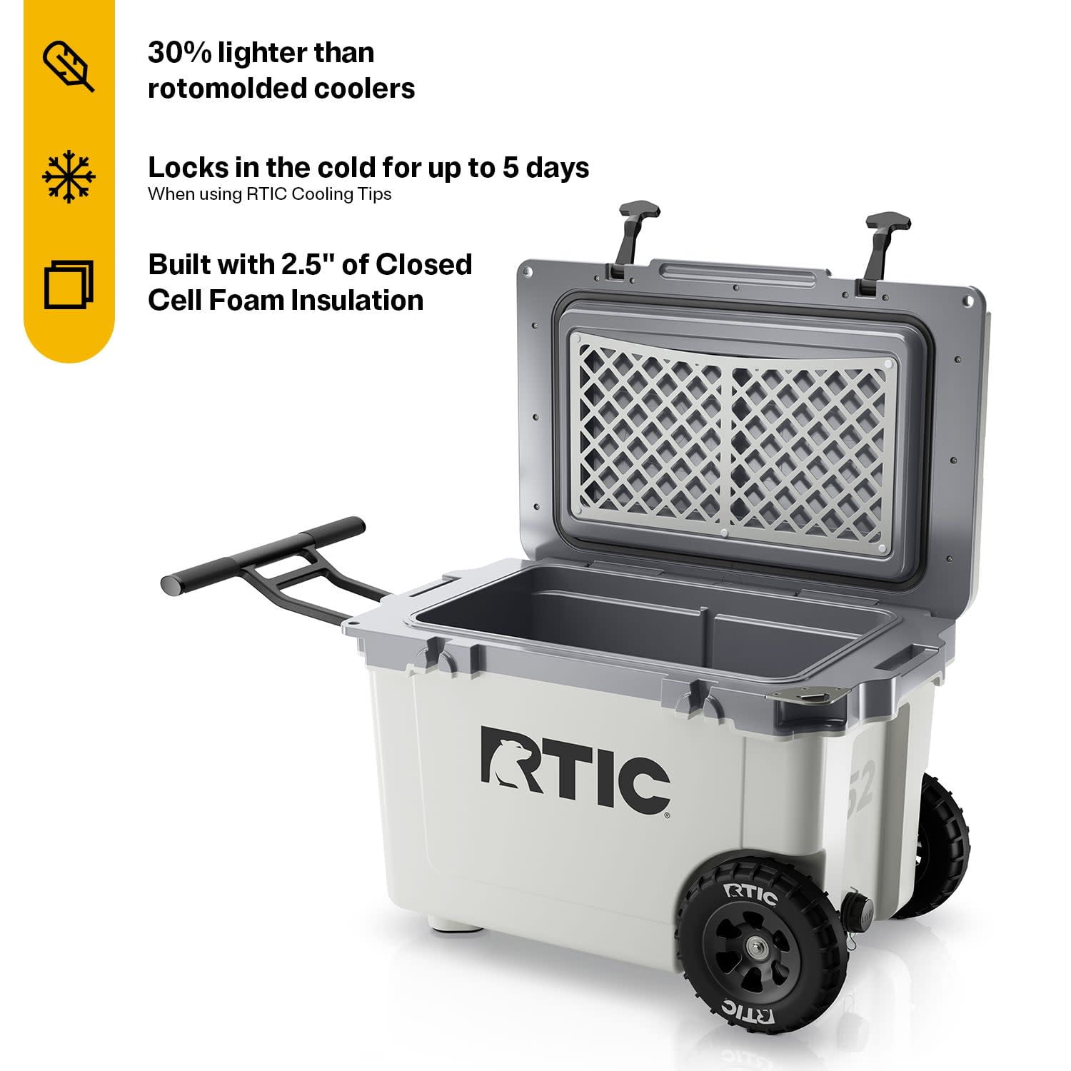RTIC Wheeled Cooler - Thumbnail 4