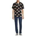 thumbnail image 3 of No Boundaries Men's and Big Men's Printed Shirt with Short Sleeves, 3 of 5