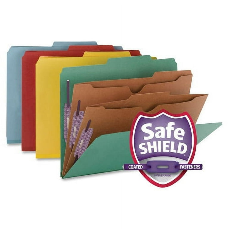 Nature Saver 2/5 Tab Cut Letter Recycled Classification Folder - 8 1/2 Nature Saver 2/5 Tab Cut Letter Recycled Classification Folder - 8 1/2