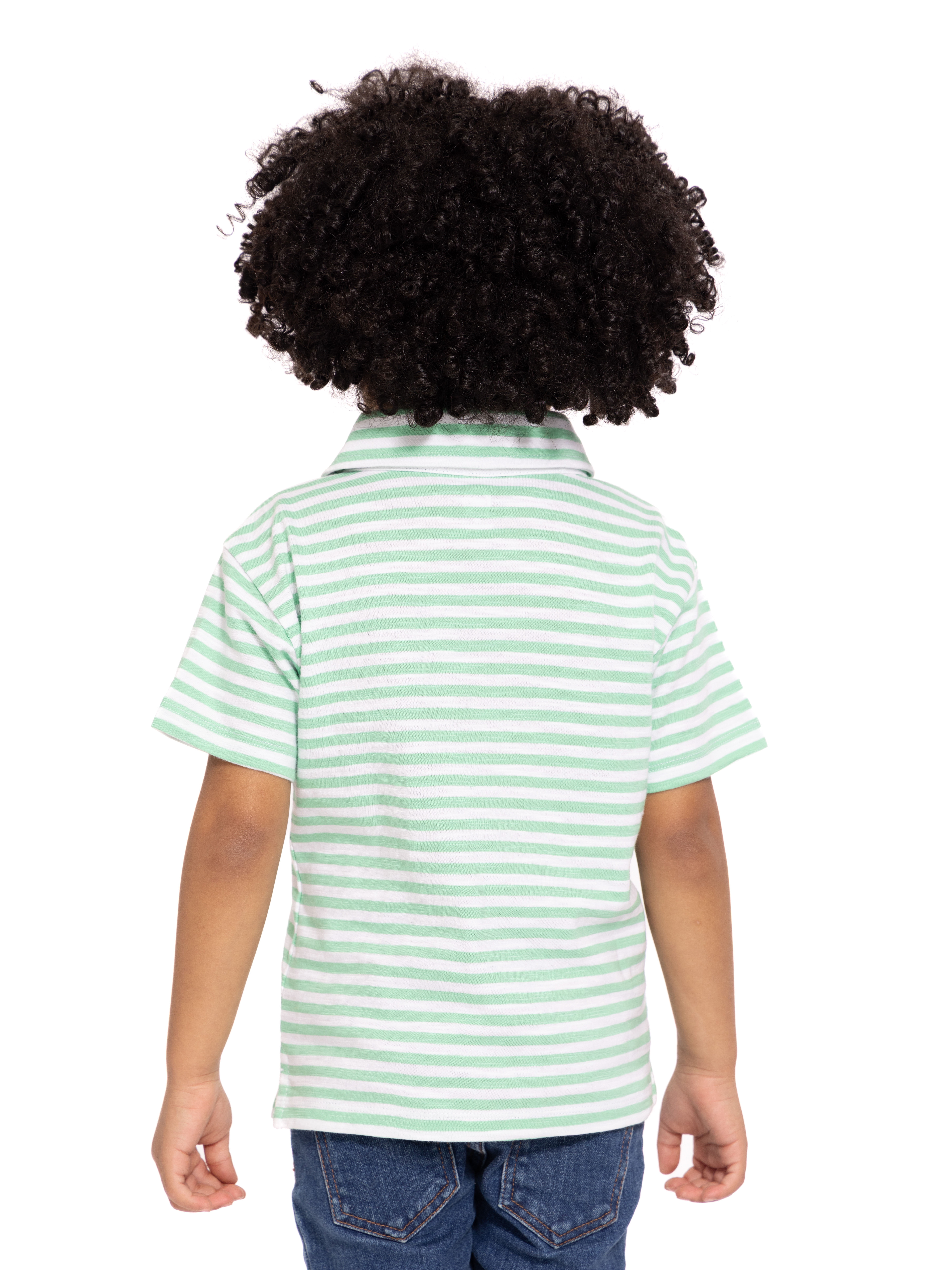 Wonder Nation Toddler Boys Striped Polo Shirt with Short Sleeves, Sizes 12M-5T