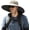 Hyp013-beige, variant on Wide Brim Sun Protection Hat Outdoor Unisex Ventilated Hats for Hiking Beach Fishing Safari Garden Lawn Yard Work Kayaking