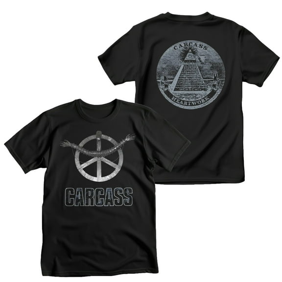 Carcass Men's Heartwork T-Shirt Black Small | Officially Licensed Merchandise