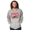 thumbnail image 5 of Garage Yard Sale Thrift Junkies Zip Up Hoodie Men's Women's Brisco Brands S, 5 of 6