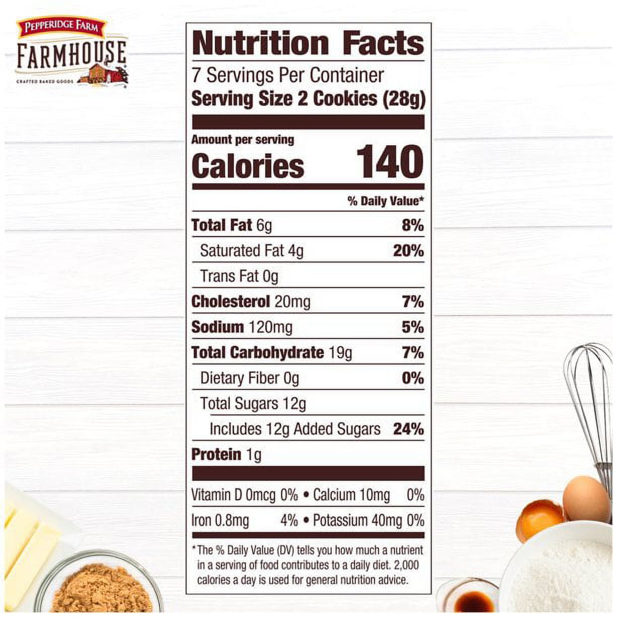 Pepperidge Farm Thin & Crispy Toffee Milk Chocolate Farmhouse Cookies, 3-Pack