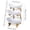White, variant on 3 Tier Countertop Fruit Basket Organizer, Tiered Fruit Bowl with Stand for Kitchen, Vegetable Display Rack(White)