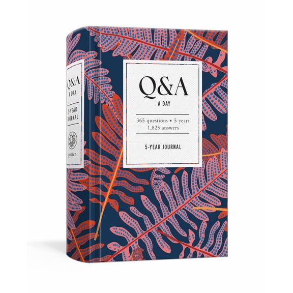 Q&a a Day Bright Botanicals: 5-Year Journal (Hardcover)