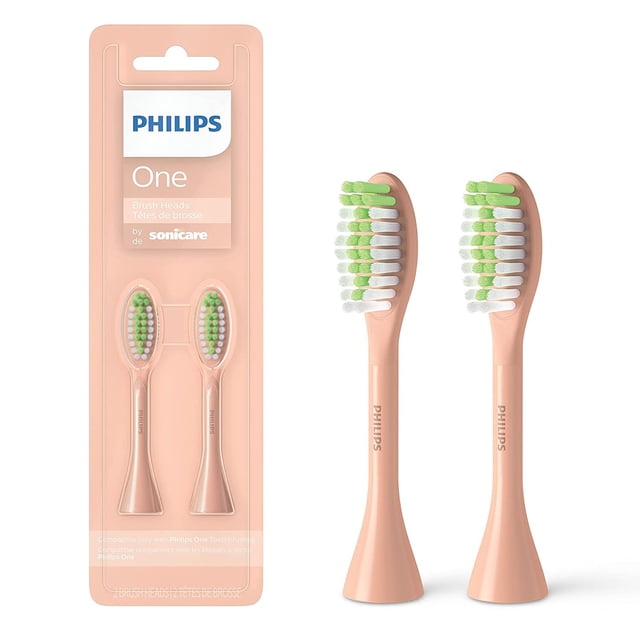 Cabezales de cepillo Philips Sonicare One, paquete de 2, Shimmer BH1022/05