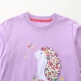 thumbnail image 7 of WOYY Girls Sweatshirt Hedgehog Embroidery Crew Neck Pullover Top, Sizes 18-24M, 7 of 7