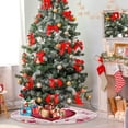 thumbnail image 4 of FMSHPON Valentine's Day Mother's Day Red Heart Love Xmas Christmas Tree Skirt Stand Mat for Holiday Party Decoration Indoor Outdoor 48 inches, 4 of 6