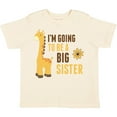 thumbnail image 3 of Inktastic I'm Going to Be a Big Sister Giraffe Girls Toddler T-Shirt, 3 of 5