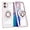 Pink, variant on Case for iPhone 16 Pro Max,TPU PC [Built-in Rotatable Magnetic Kickstand] Clear Back Design Heavy Duty Drop Protection Shockproof Phone Case for iPhone 16 Pro Max,6.9 Inch 2024 (Pink)