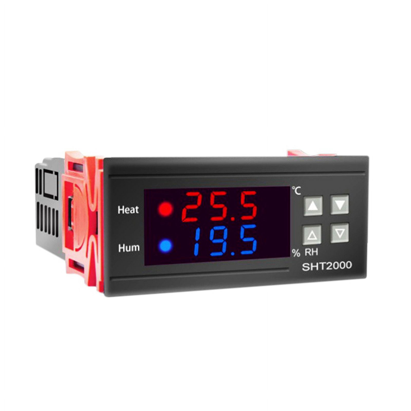 2X SHT2000 Temperature Humidity Controller Thermostat Humidistat Indoor Brewing Incubator Thermometer AC110-230V