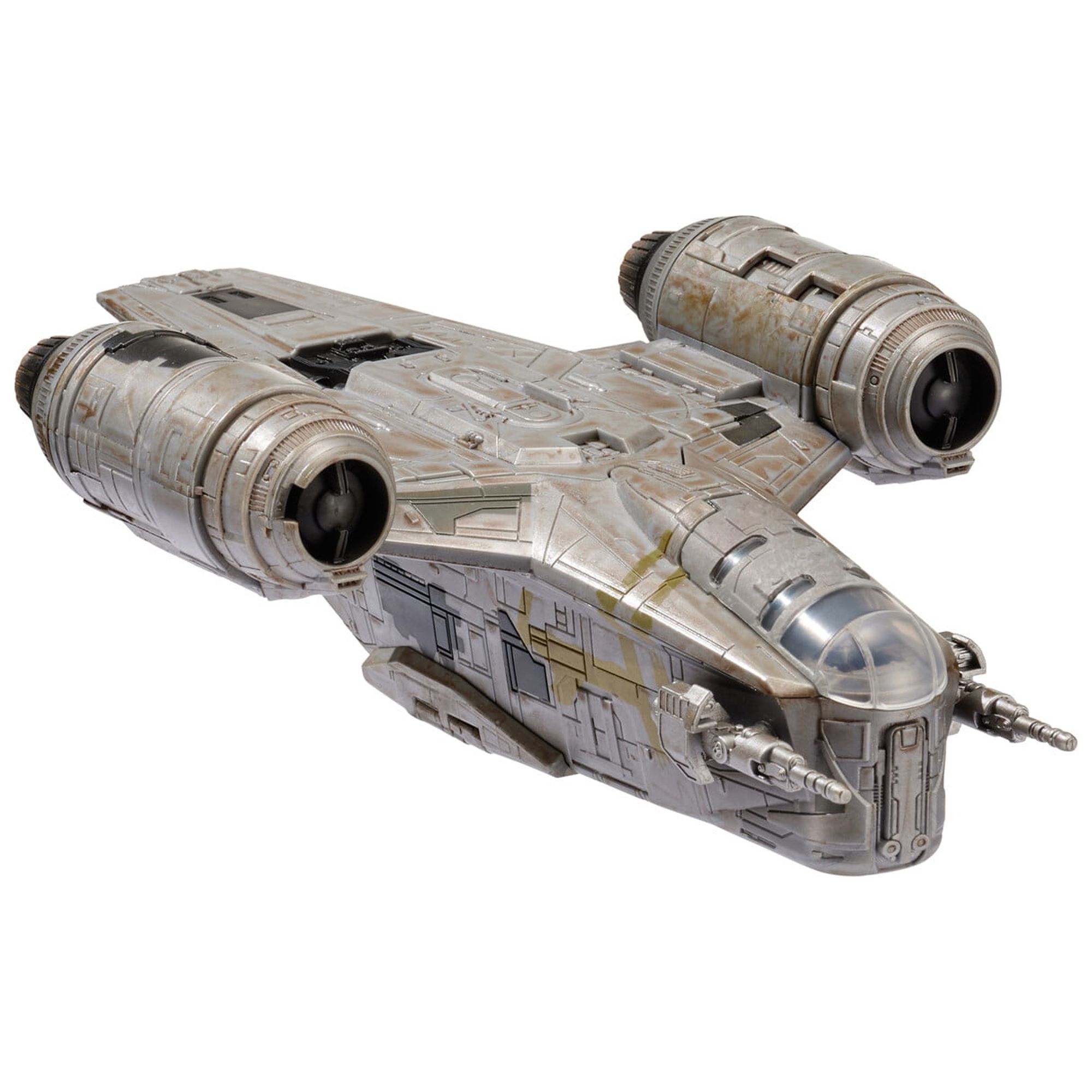 Star Wars Micro Galaxy Squadron Razor Crest - 7 inch Starship Class Vehicle with Three 1 inch Micro Figure Accessories - image 5 of 6