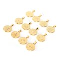 thumbnail image 1 of Jewelry Making Charm, Stainless Steel 12PCS Zodiac Zodiac Sign Pendant Golden Plating For Necklaces Bracelets For Women Men ANGGREK Otros, 1 of 8