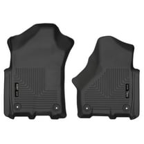 Husky Liners 13051 Weatherbeater Floor Mats Fit 2019-2024 Dodge Ram 2500, Ram Truck 2500, Ram 3500 Crew Cab, Mega Cab Front 2 Pc Black