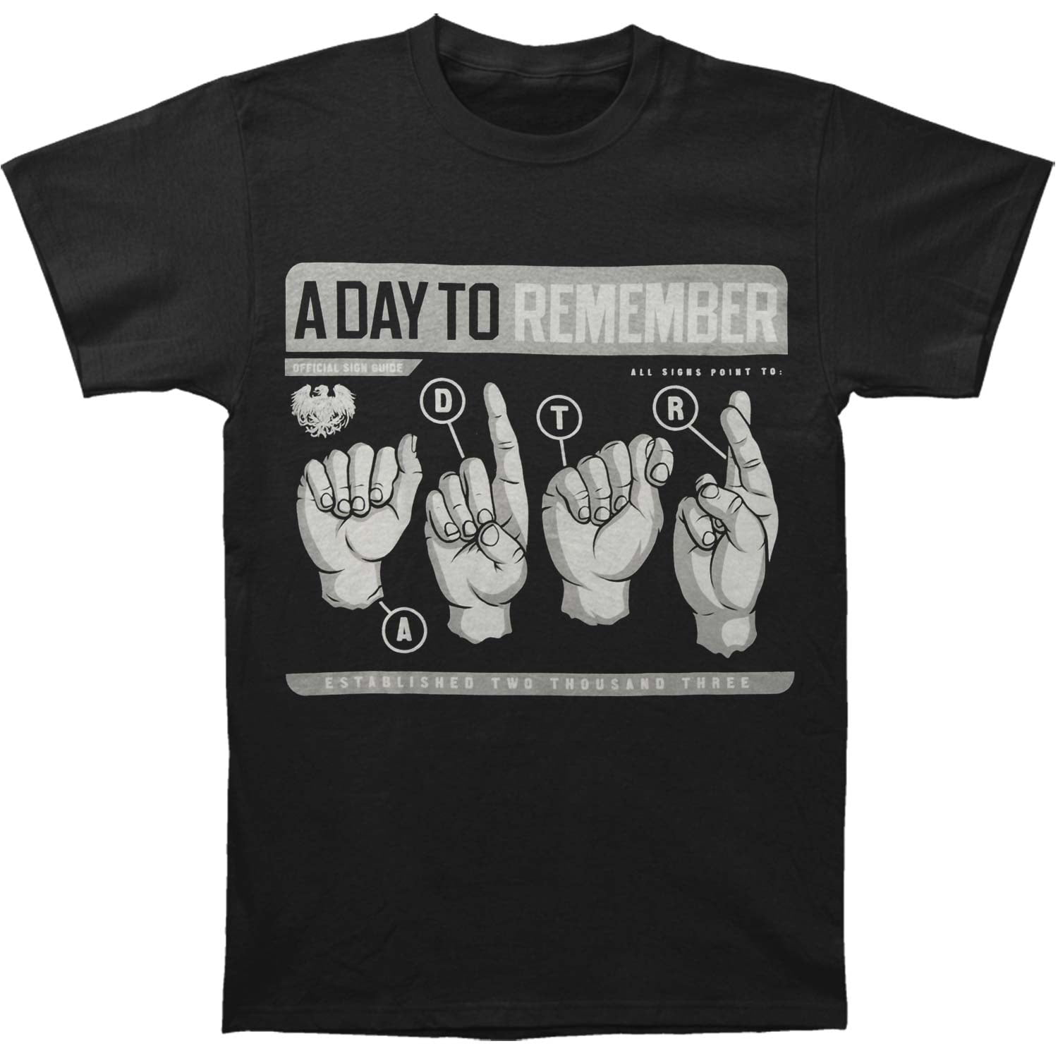 a day to remember t shirt