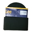 thumbnail image 2 of Lee Workwear Men's Soft and Warm One Size Fold Up Cuff 2pk Beanie (Orange/Jet Black), 2 of 2