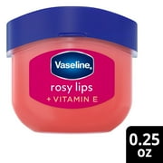 Vaseline Lip Therapy For Dry, Chapped Lips Rosy Lips Mini Moisturizing Tinted Lip Balm, 0.25 oz