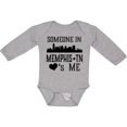 thumbnail image 3 of Inktastic Memphis Tennessee Someone Loves Me Skyline Boys or Girls Long Sleeve Baby Bodysuit, 3 of 5