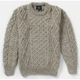 thumbnail image 2 of Aran Men's Irish Wool Traditional Sweater Cable Knitted Pullover Made in Ireland, 2 of 4