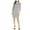 Grey - medgray, variant on French Connection Womens Ottoman Knit Jersey Dress, Grey, 6