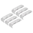 thumbnail image 1 of Unique Bargains Freezer Shelf Clips, Refrigerator Clip Kits Cooler Shelf Support 2.52x0.71x0.67inch Silver, 1 of 4