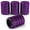 PLUM, variant on PC Autoworks Tire Valve Caps – Anti-Rust, Premium Anodized Aluminum, Corrosion-Resistant, Easy Install, Universal Fit – 1 pack/Set of 4 - Rose