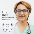 thumbnail image 5 of 2 Pack Safety Glasses & Goggles for Men Women Over Eyeglasses Anti Fog Safety Goggles Over Glasses Eye Protection Shooting Glasses for Lab Protective Eyewear Goggles Anti Scratch UV Resistant Clear, 5 of 10