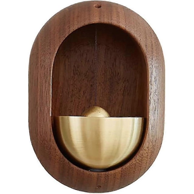 Shopkeepers Bell, Decorative Fridge Magnets, Magnetically-Attached Wood Doorbell, Door Chime for Business When Entering, Bell for Wall Wardrobe