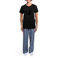 thumbnail image 4 of CafePress - Team Bride Women's Dark Pajamas - Women's Short Sleeve Print T-Shirt and Pants Dark Cotton Pajama Set, 4 of 7