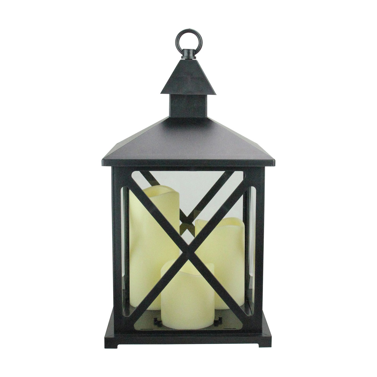 Northlight Candle Lantern with Flameless LED Candles