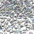 thumbnail image 1 of 500 Pieces Sewing Gems Acrylic Sewing Crystal Mixed Shapes Sew On Rhinestones, 1 of 5