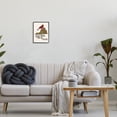thumbnail image 2 of Stupell Industries Virginia Cardinal Bird Intricate Dogwood Floral Pattern Graphic Art Black Framed Art Print Wall Art, Design by Valentina Harper, 2 of 5