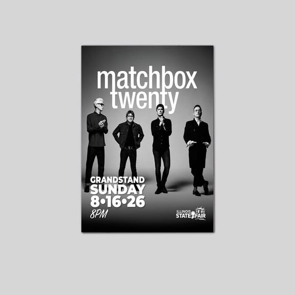 Music Poster Matchbox Twenty Tour 2026 Size 24''x36'' Goldengate
