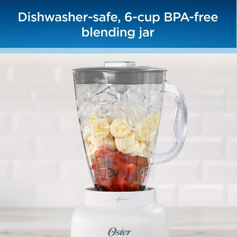 Oster Easy-to-Use 5 Speed Blender - White