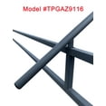 thumbnail image 3 of APEX GARDEN Replacement ​​Canopy Top for Style Selections 10' x 10' Brown Metal Square Semi-Gazebo Model #TPGAZ9116 / TPGAZ9116A / TPGAZ9116B (Tan), 3 of 10
